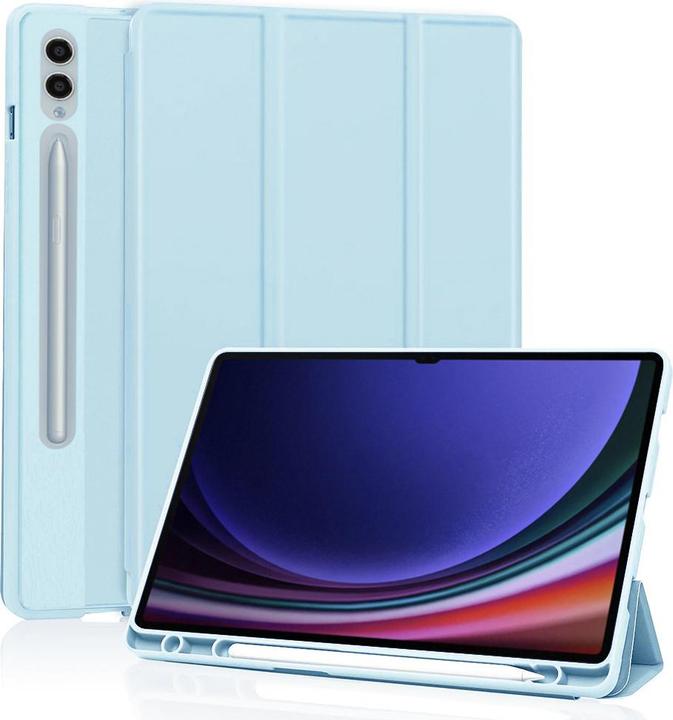 Produktbild Techsuit - Flex Trifold (with Pencil Holder) - Samsung Galaxy Tab S9 Ultra / S10 Ultra - Sky Blue (Samsung Galaxy Tab S10 Ultra, Samsung Galaxy Tab S9 Ultra)