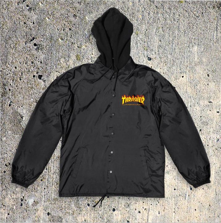 Produktbild Thrasher Flame Coach Jacket w. Fleece Hood (M)