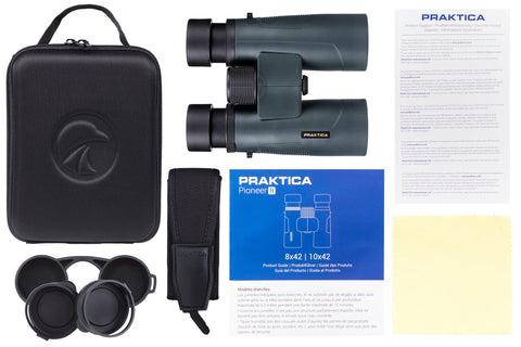 Actual product image Praktica Pioneer R 8x42 Binoculars - Blue (8x, 42 mm)