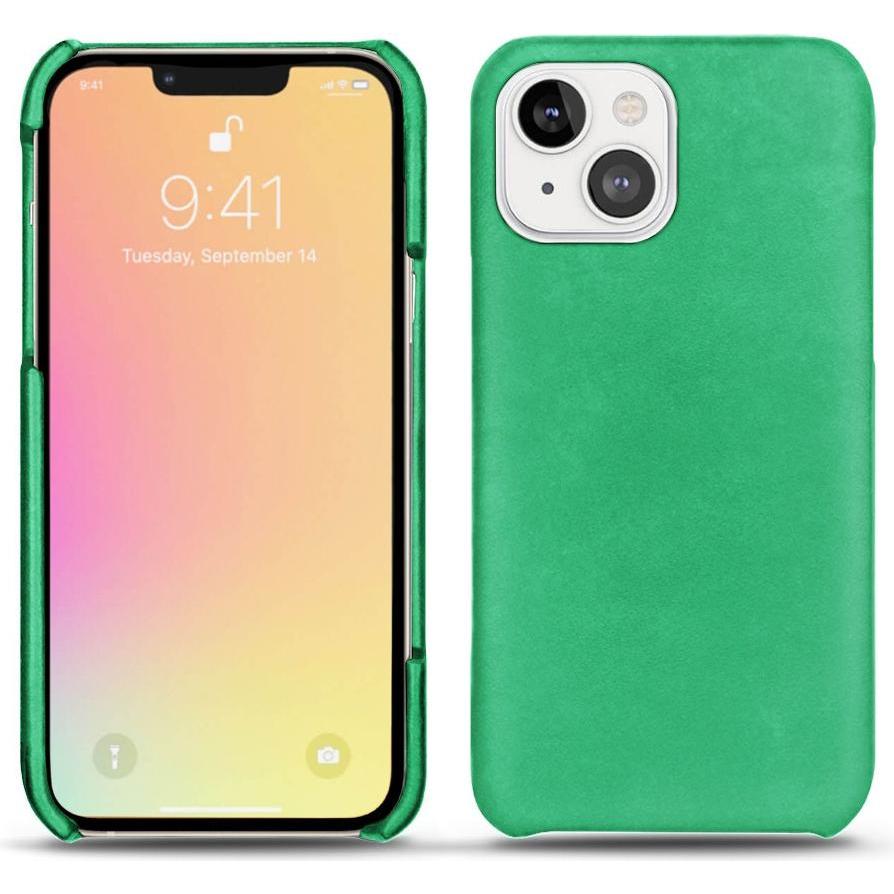 Noreve Lederschutzhülle (Apple iPhone 13), Smartphone Hülle, Grün