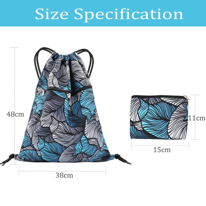 Produktbild Only-Bags.Store Turnbeutel mit Kordelzug, Turnbeutel Rucksack Tasche faltbar