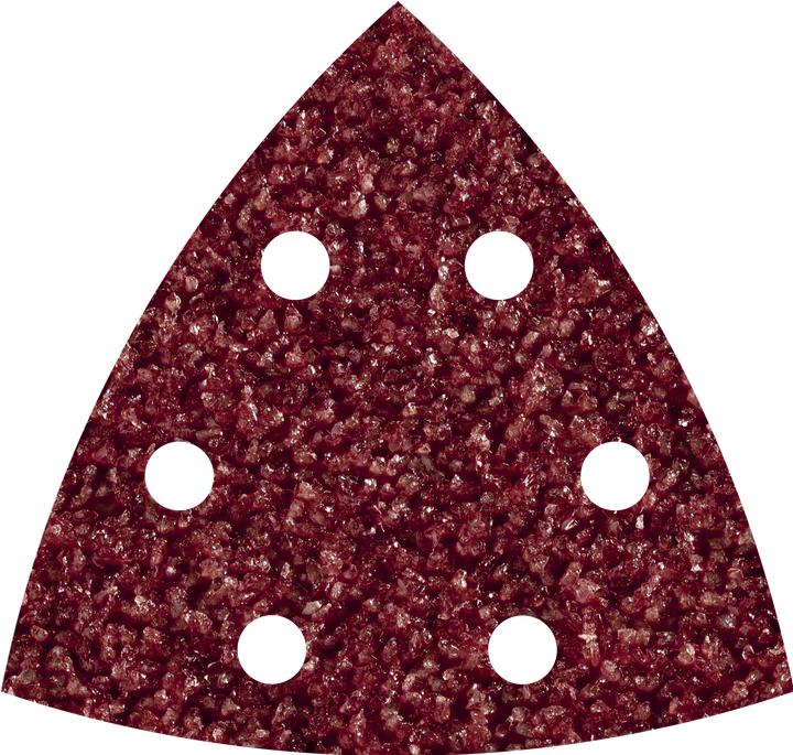 Actual product image wolfcraft 5 Adhesive sanding sheets Aluminium oxide K40 Delta 105mm (40)