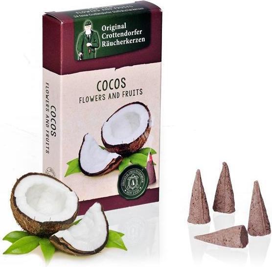 Crottendorfer 1605 - Räucherkerzen Cocos M, 24 Stück