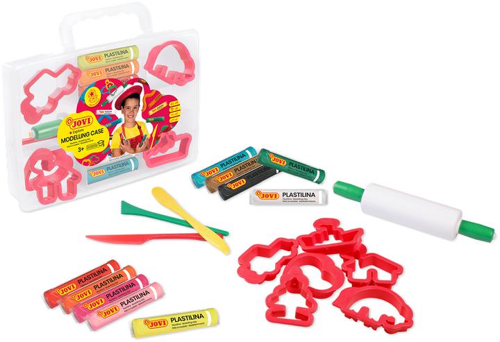 Actual product image Jovi Plasticine with accessories + moulds + tools Case