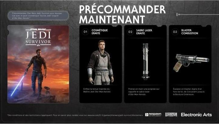 Productafbeelding EA Games Star Wars Jedi Survivor Gen4 (PS4, FR, DE, IT)