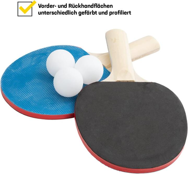 Produktbild Muwo 2er-Set Tischtennisschläger mit Netz