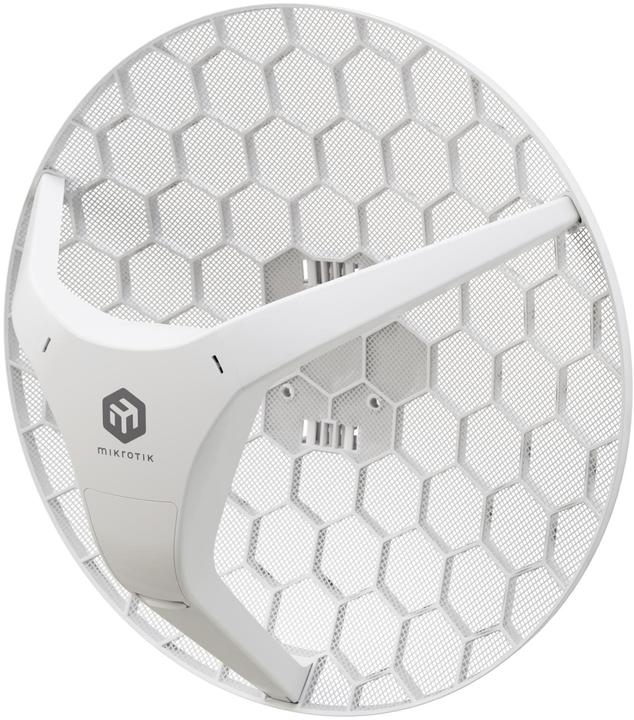 Actual product image MikroTik WLAN-Bridge LHG 5 axD, mounting: mast, power supply (1200 Mbit/s)