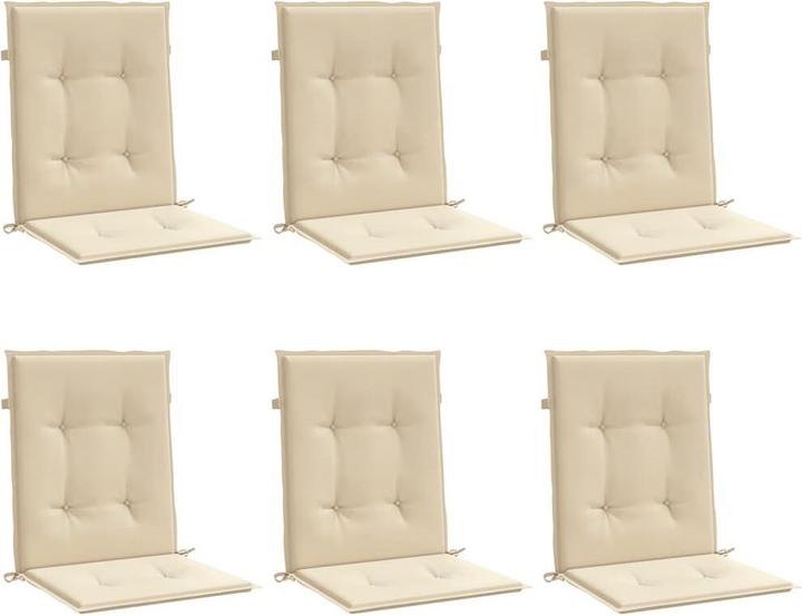 Produktbild vidaXL Gartenstuhlauflage für Niedriglehner (100 x 50 cm)