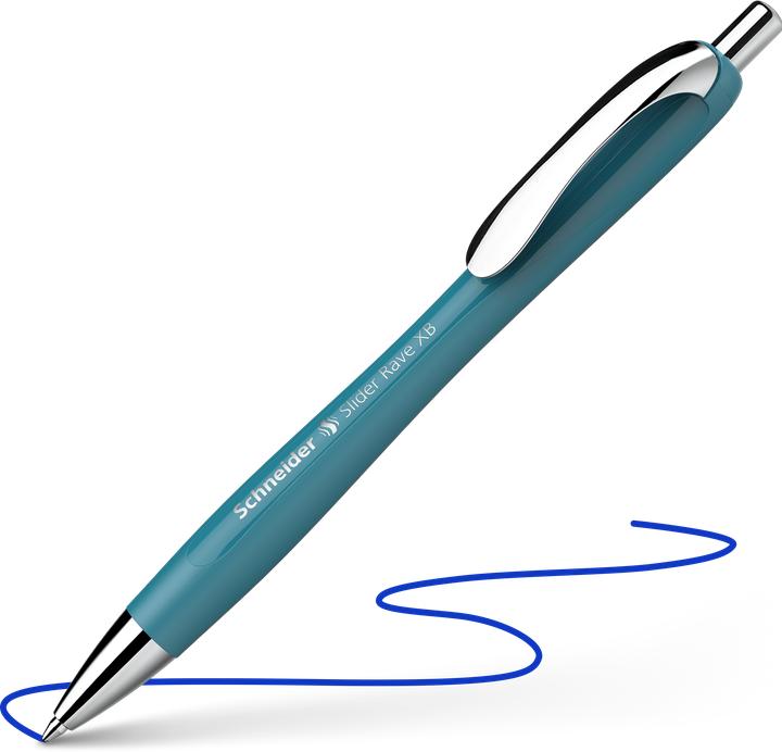Produktbild Schneider Kugelschreiber Slider Rave XB teal (Teal, 1 x)