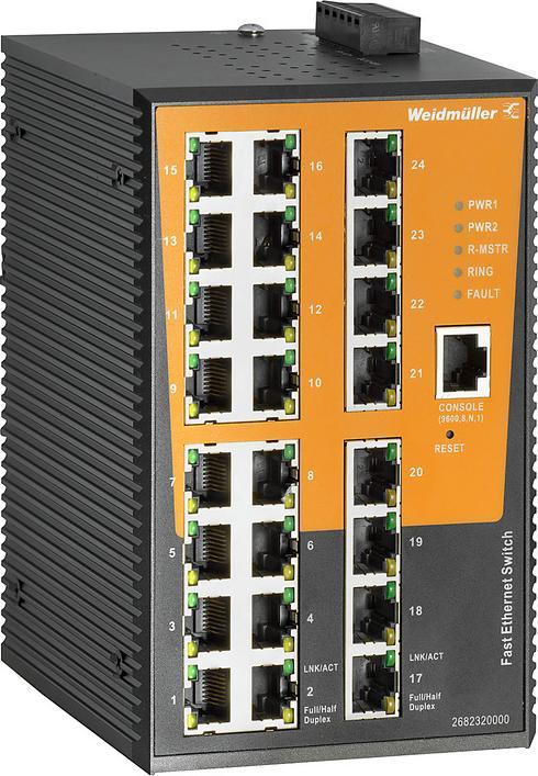 Actual product image Weidmüller IE-SW-AL24M-24TX