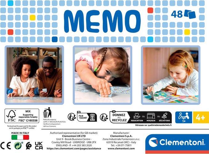 Produktbild Clementoni Frozen Memo (Englisch, Französisch)