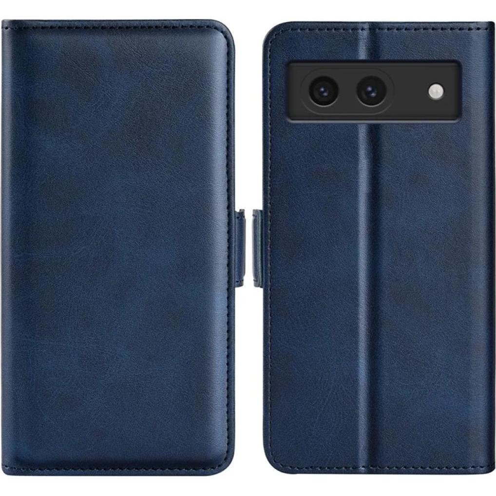 Thumbnail - Screenguard CardLounge Google Pixel 8a Leder Hülle (Google Pixel 8a), Smartphone Hülle, Blau