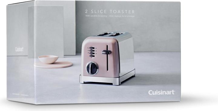Actual product image Cuisinart Toaster CPT160PIE Pink Silver