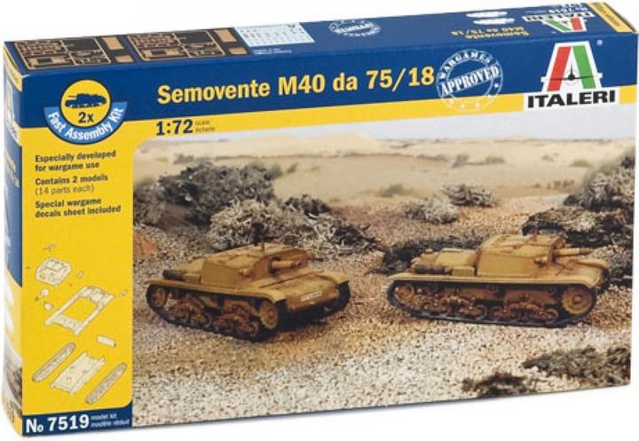 Actual product image Italeri Semovente M40 da 75/32