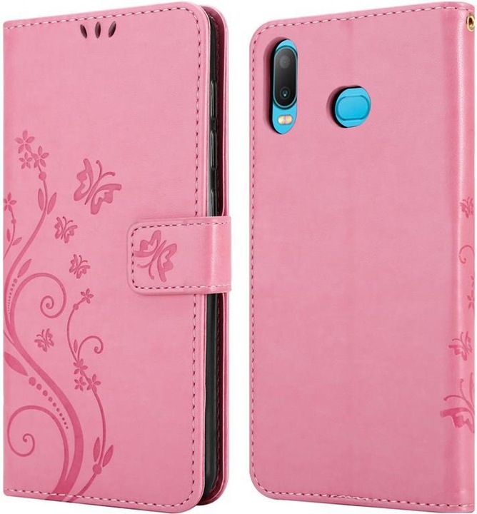 Produktbild Cadorabo Flower Book Cover (Samsung Galaxy A6s)