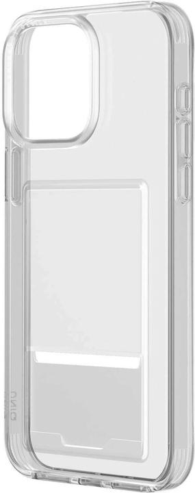 Actual product image Uniq etui Air Fender ID iPhone 15 Pro 6.1" nude transparent Cardslot (Apple iPhone 15 Pro)