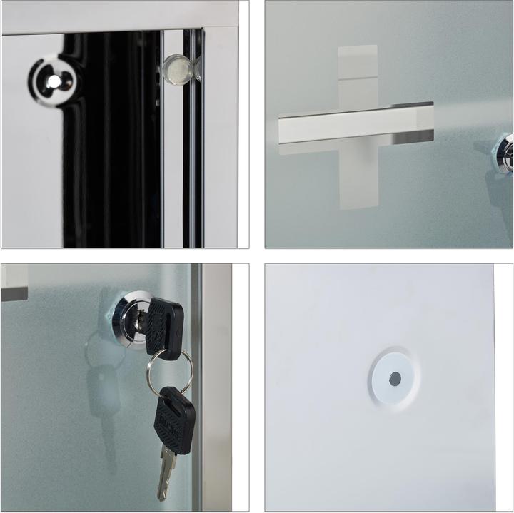 Immagine prodotto Relaxdays Armadietto porta medicinali (25 x 11 x 40 cm)