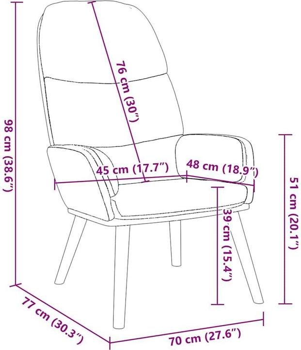 Produktbild vidaXL Relaxsessel