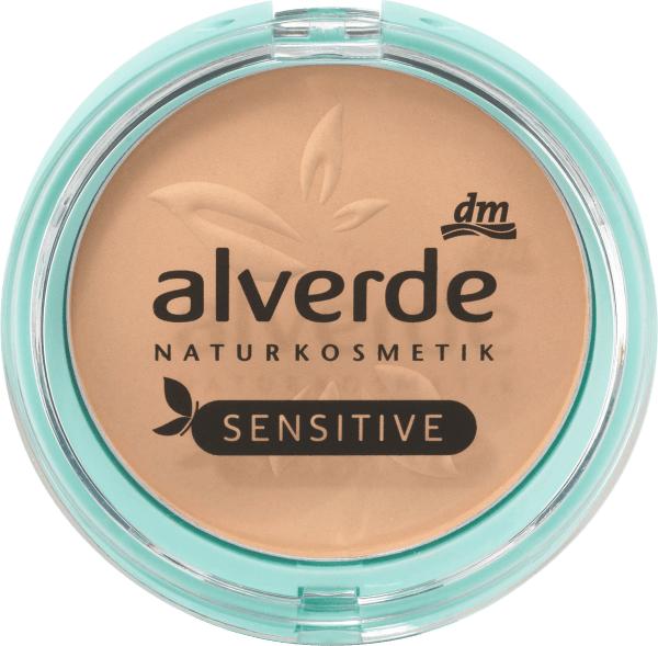Actual product image dm alverde Face Powder Mattifying Powder Sensitive Medium Beige 02 (Medium Beige 02)