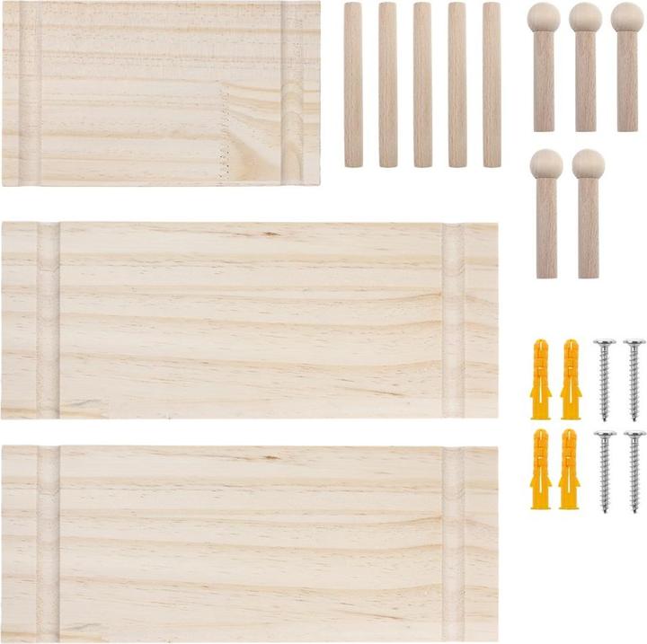 Actual product image Maclean DREWNIANA TABLICA ORGANIZER KOLOR JASNE DREWNO 40X60 CM MAX. 20 KG MC-130 WD