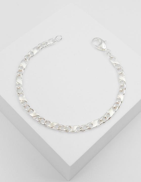 Immagine prodotto Muau Bracciale 8 pezzi Collana in argento 925, 5,6 mm, 19 cm (19 cm, Argento 925)