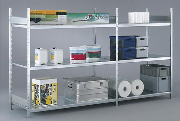 Actual product image Schulte Lagertechnik Wide span rack, with steel shelf, height 3000 mm