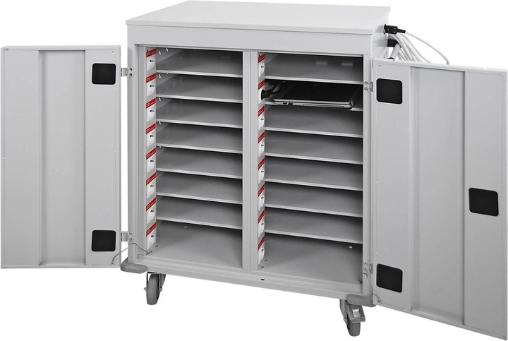Produktbild ADB Laptopwagen Notebookwagen 16 Fächer (92 cm, 106 cm)
