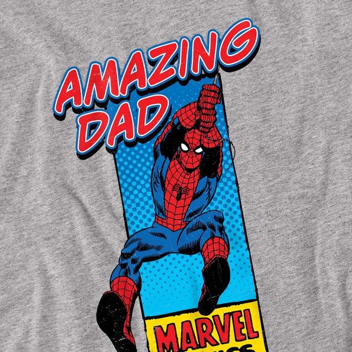 Produktbild Amazing Dad TShirt meliert Vatertag (M)