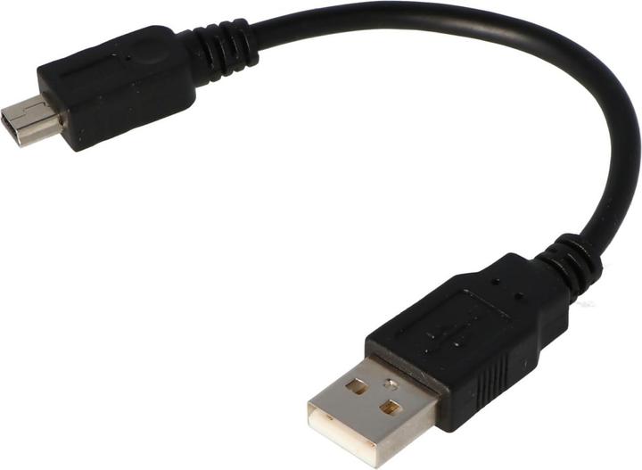 Actual product image AccuCell USB 2.0 Hi-Speed cable, USB to USB mini plug (USB, 15 cm)