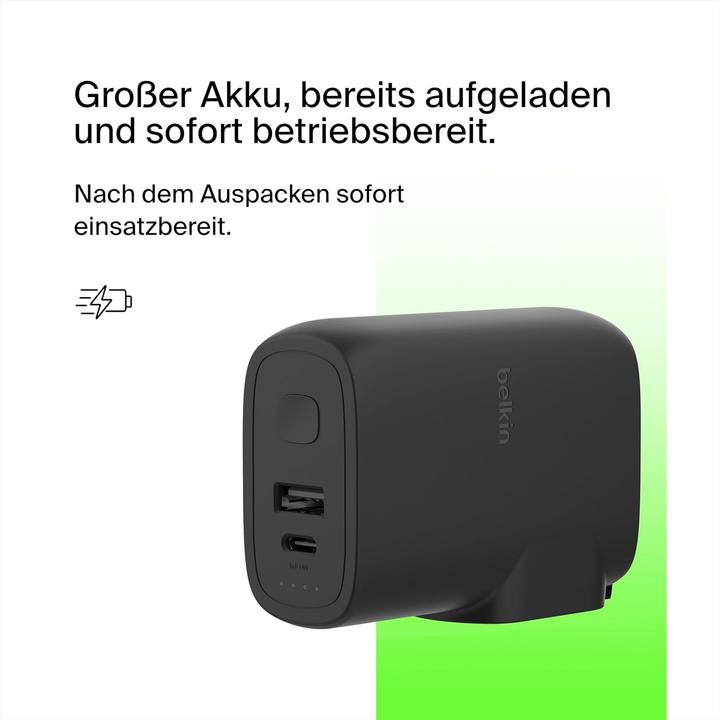 Productafbeelding Belkin Hybrid Wall Charger + Power Bank + Travel Adapter Kit (25 W, 18.50 Wh)