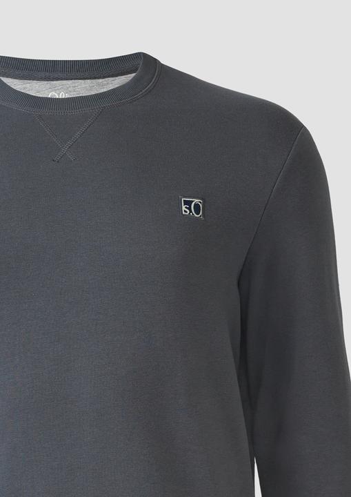 Produktbild s.Oliver Sweatshirt Sweatshirt aus Baumwollmix mit Crew Neck (3XL)
