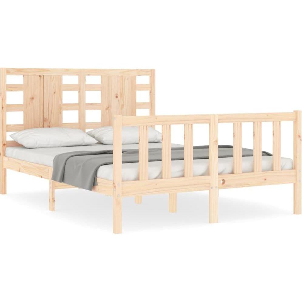 VidaXL, Bett, Crescentia (135 x 190 cm)
