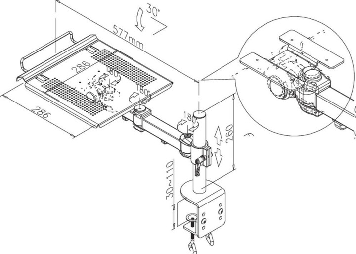 Actual product image Neomounts D100