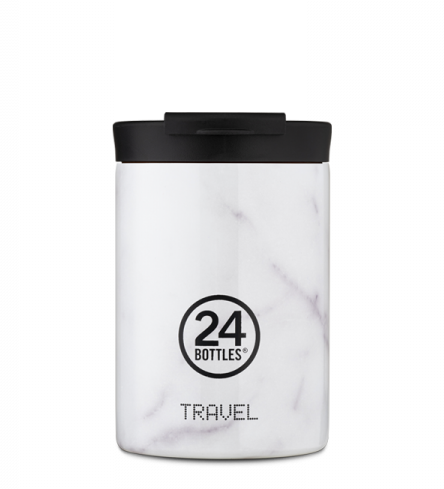 Actual product image 24 Bottles Thermo mug Travel Tumbler 0.35 l Carrara 0.35 l, white