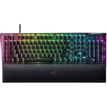 Razer Blackwidow V4 Keyboard Green (Englisch International, Kabelgebunden), Tastatur, Schwarz