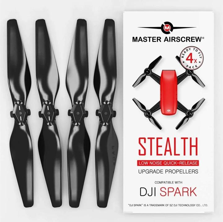 Actual product image Master Airscrew Propeller Stealth 4.7x2.9 Black Spark