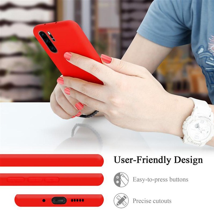 Produktbild Cadorabo TPU Liquid Silicone Case Cover (Huawei P30 Pro)