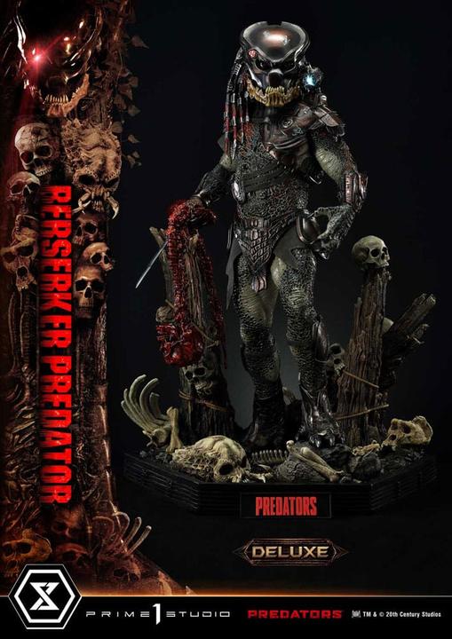 Actual product image Prime 1 Studio Predators statuette Berserker Predator Deluxe Version 100 cm