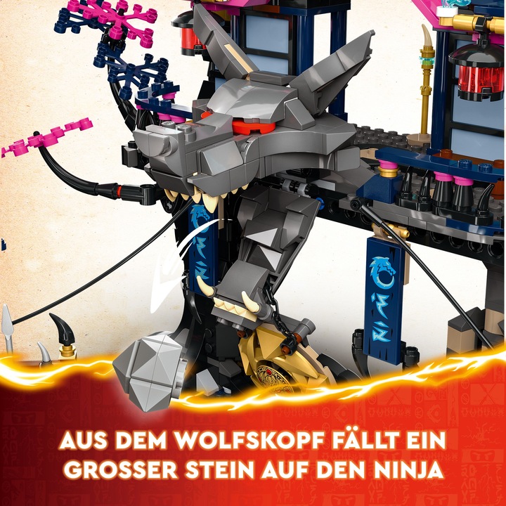 Actual product image LEGO Wolf Mask Shadow Dojo (71813, LEGO Ninjago)