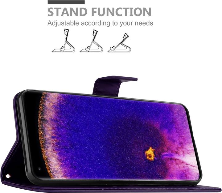 Produktbild Cadorabo Flower Book Hülle für Oppo FIND X5 PRO (Oppo Find X5 Pro)