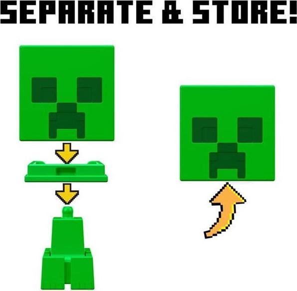 Image du produit Mattel Φιγούρα Minecraft Mob Head Mini HDV64 (1τμχ Τυχαία Επιλογή)