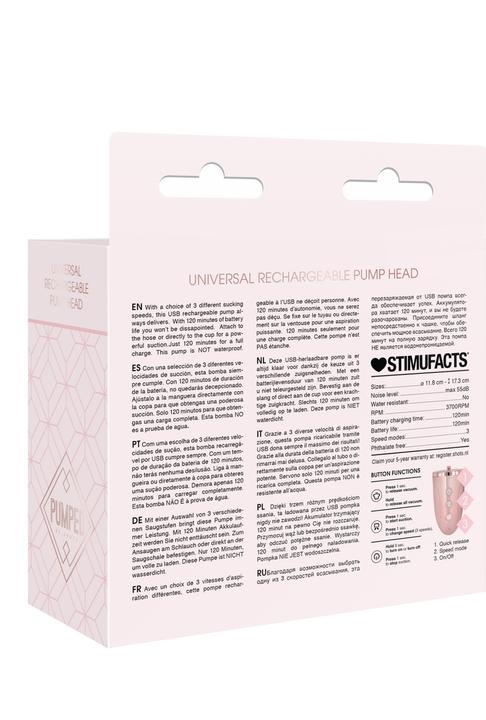 Image du produit Doc Johnson Tête de pompe universelle rechargeable
