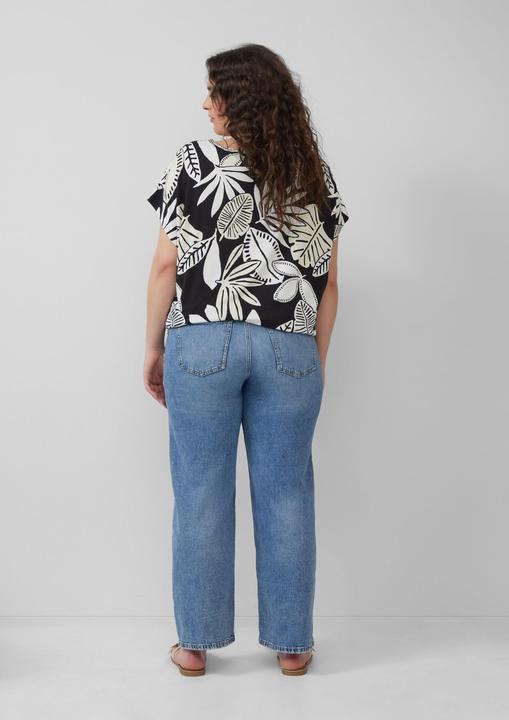 Produktbild S.Oliver T-Shirt Elastisches T-Shirt aus Viskosestretch im Relaxed Fit (44)