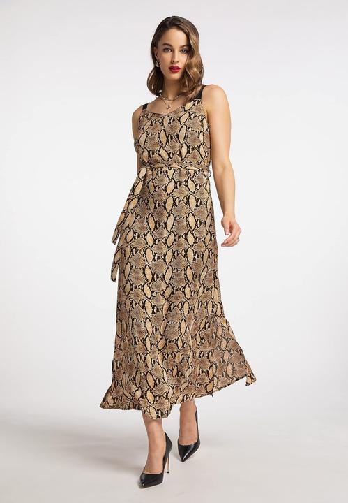 Image du produit Imane dames maxi-jurk, Beige slang., L (L)