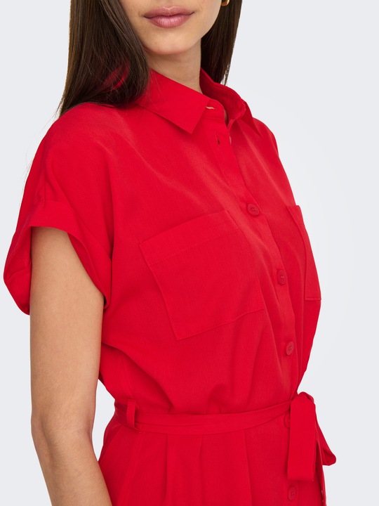 Produktbild Only Bindegürtel Blusenkleid Hemdblusenkleid (40)