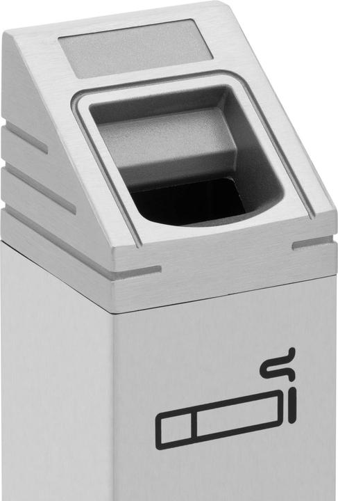 Produktbild Ulsonix Wandaschenbecher Aschenbecher Wandmontage abschliessbar Silbern 2 L