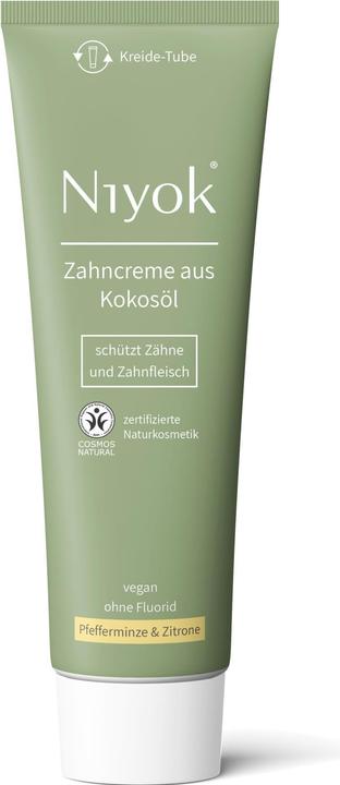Image du produit Niyok Dentifrice à l'huile de noix de coco, menthe et citron 75 ml (75 ml)