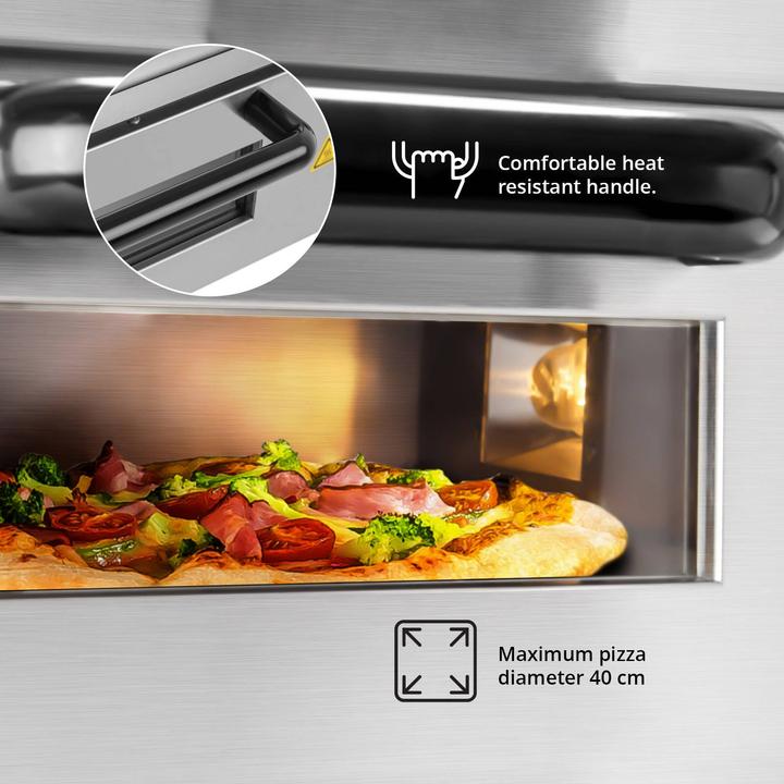 Actual product image Royal Catering RCPO-2000-1PE (Pizza oven Gastro)