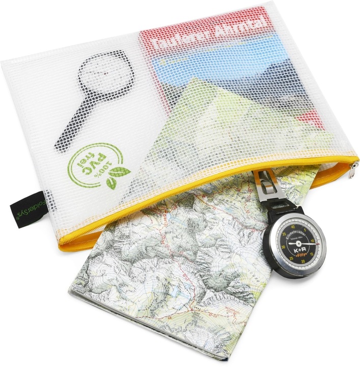 Actual product image Foldersys Zip bag A5 transparent/yellow 0.20 mm (A5)