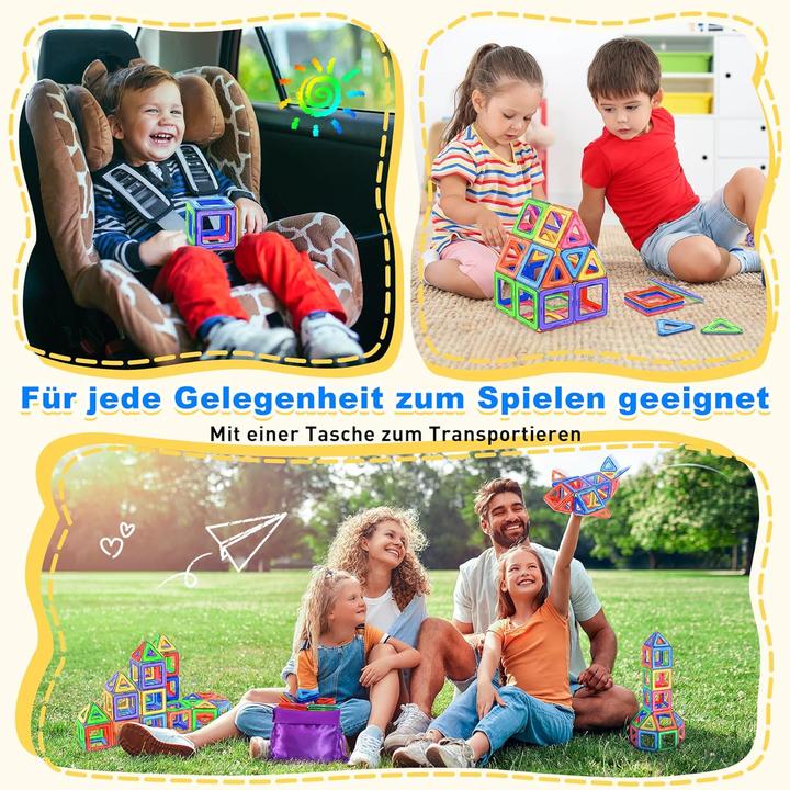 Image du produit Lovchil 40-teiliges Magnetbausteine Set